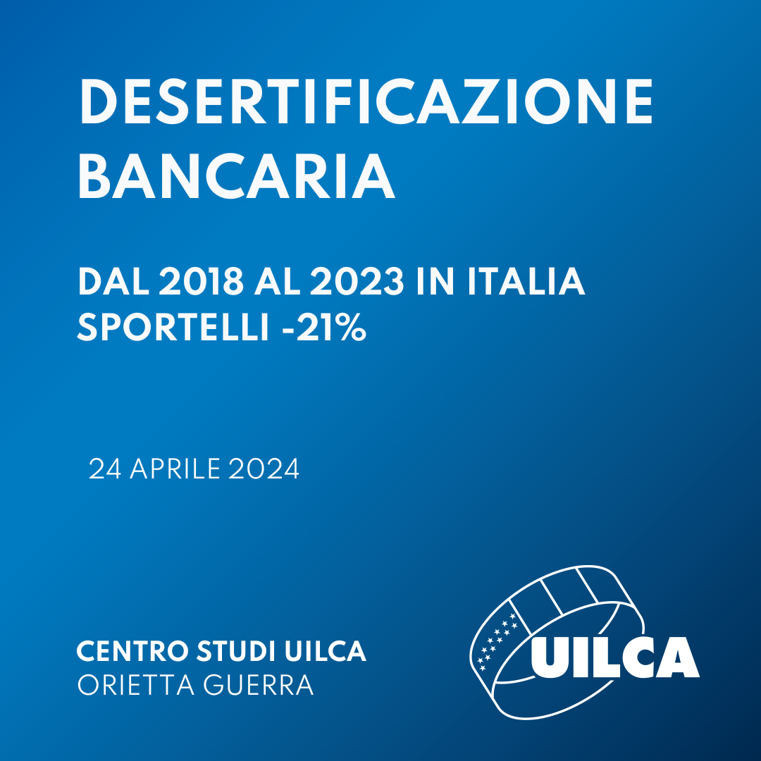 Uilca Desertificazione Bancaria Maglia Nera Per Molise Abruzzo E